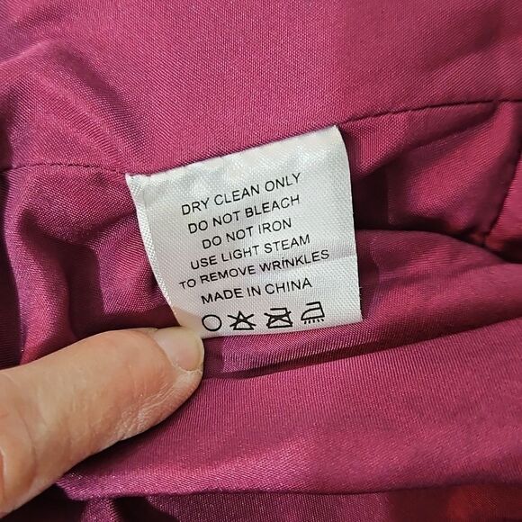 Azazie Women's Purple Maxi Gown Size A10 - Picture 10 of 14